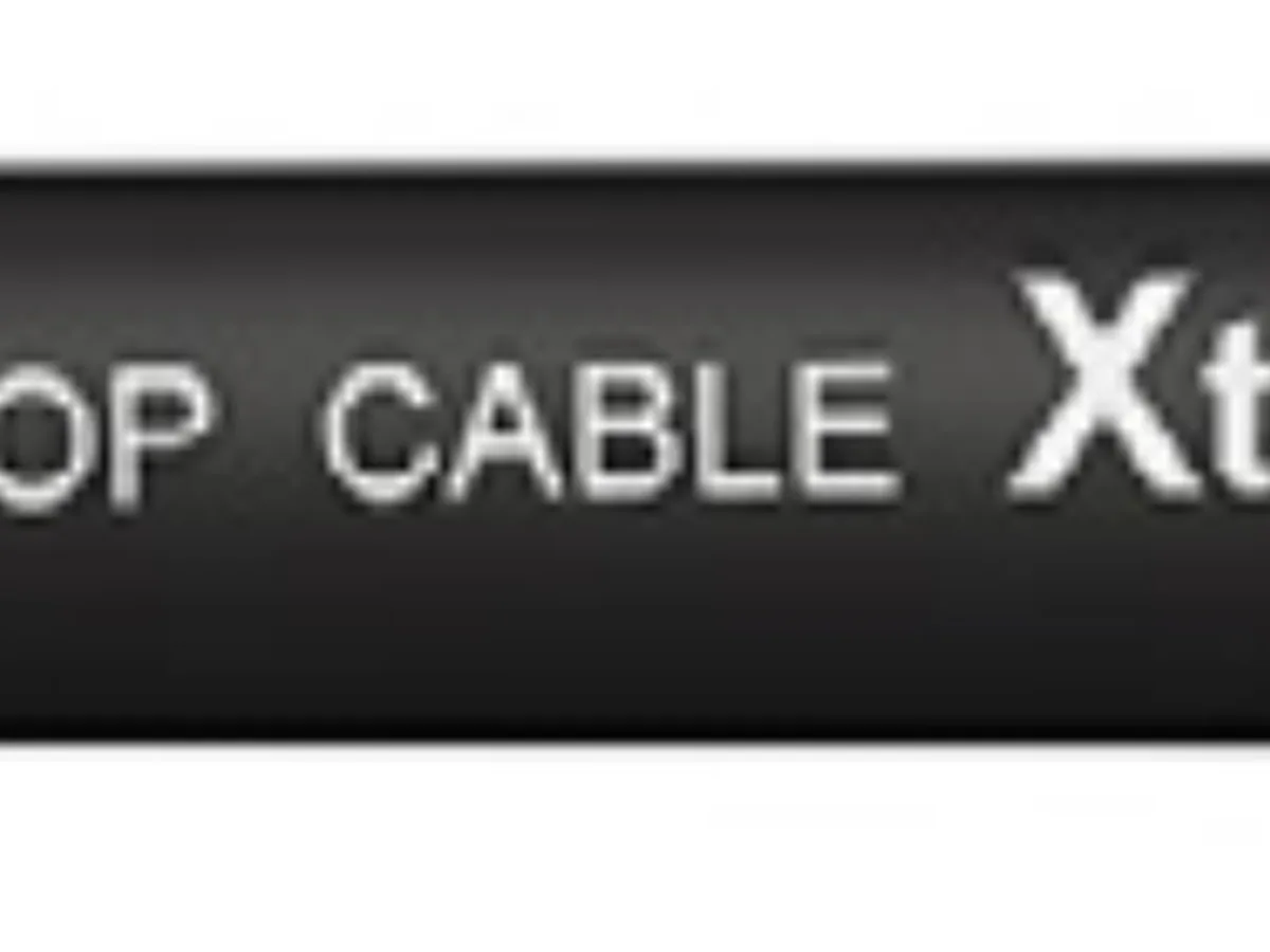 Rollo de cable Xtrem H07RN-F de goma negra para uso industrial fijo y móvil